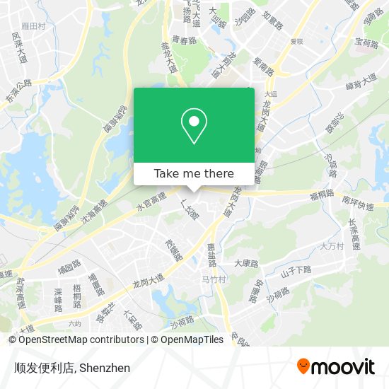 顺发便利店 map