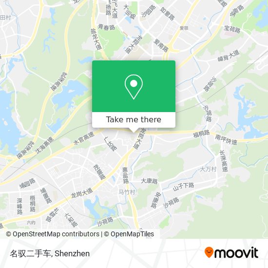 名驭二手车 map