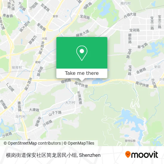 横岗街道保安社区简龙居民小组 map