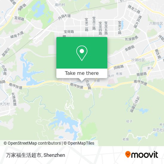 万家福生活超市 map