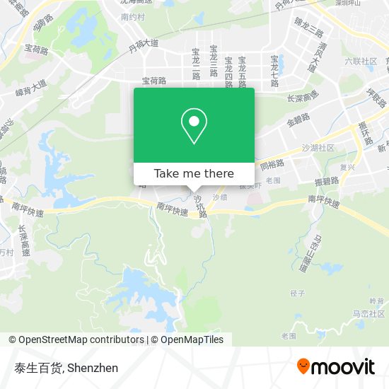 泰生百货 map