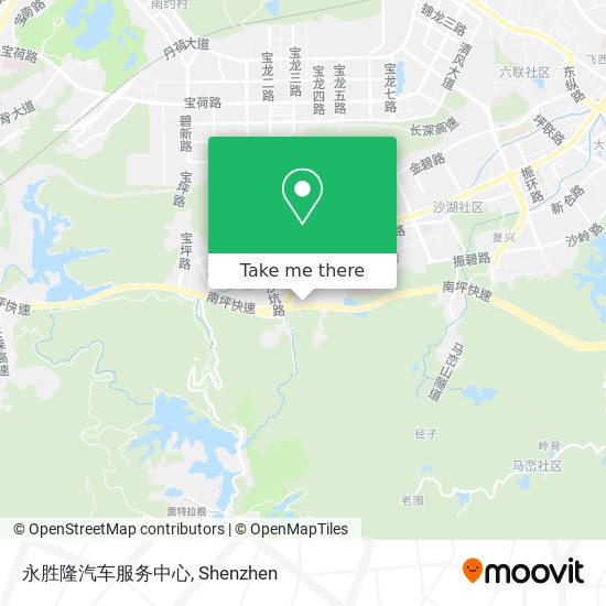 永胜隆汽车服务中心 map