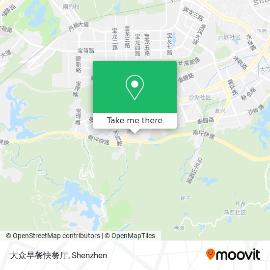 大众早餐快餐厅 map