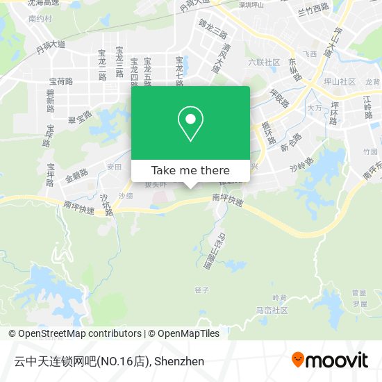 云中天连锁网吧(NO.16店) map