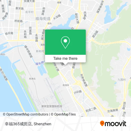 幸福365咸田店 map