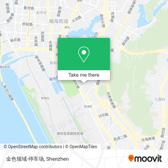 金色领域-停车场 map