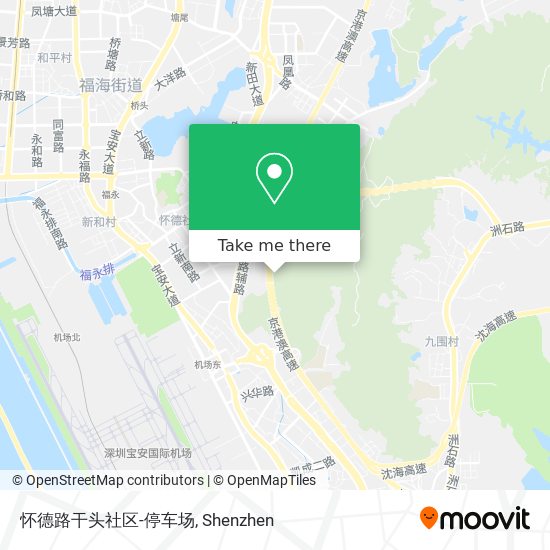 怀德路干头社区-停车场 map