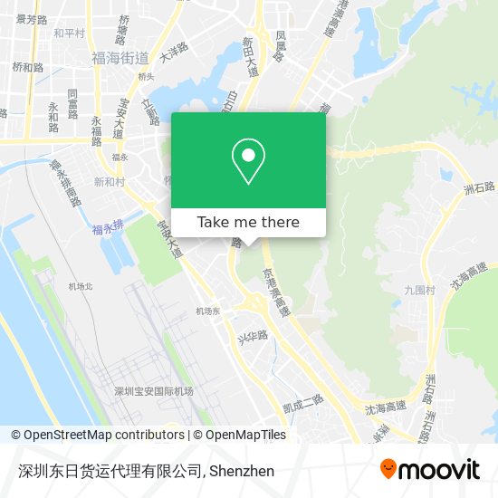 深圳东日货运代理有限公司 map