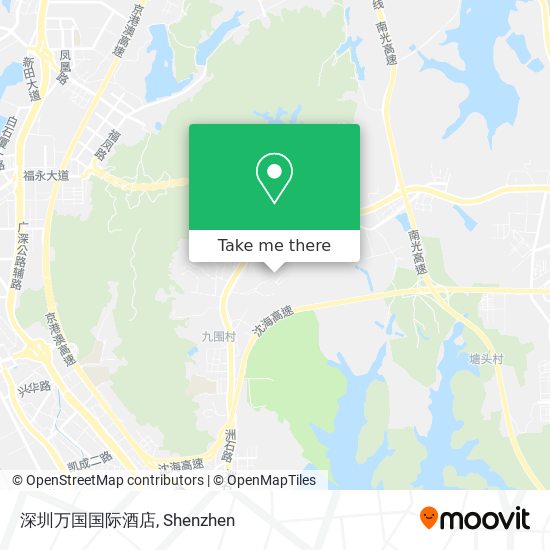 深圳万国国际酒店 map