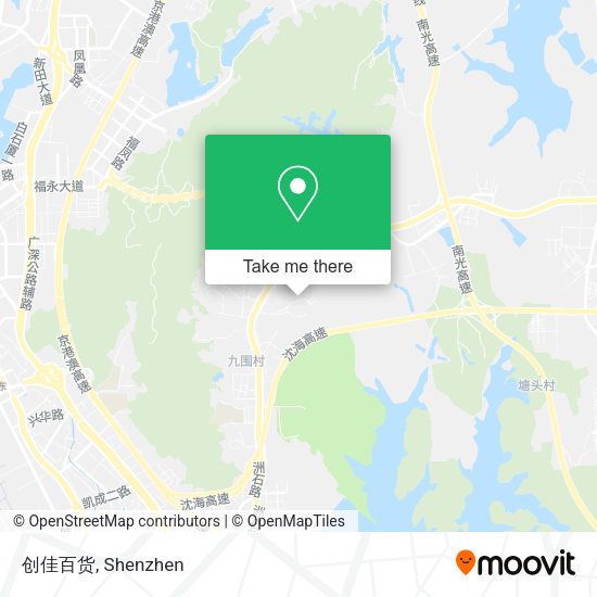 创佳百货 map