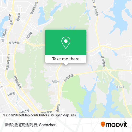 新辉煌烟茶酒商行 map