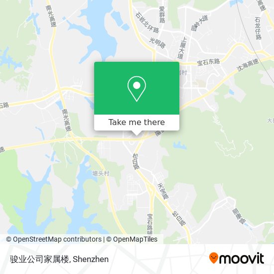 骏业公司家属楼 map