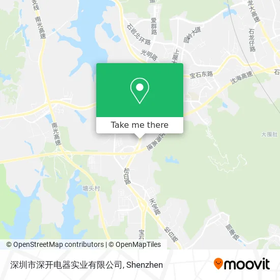 深圳市深开电器实业有限公司 map