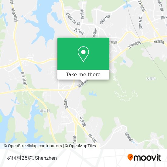 罗租村25栋 map