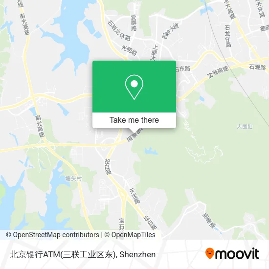 北京银行ATM(三联工业区东) map