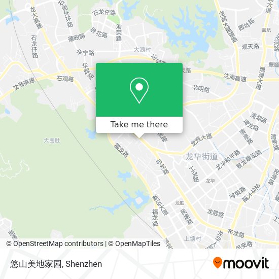 悠山美地家园 map