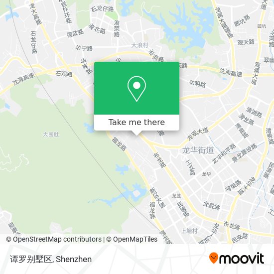 谭罗别墅区 map