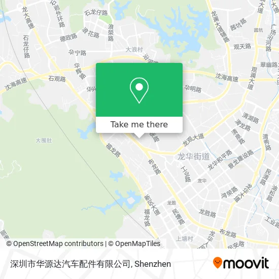 深圳市华源达汽车配件有限公司 map