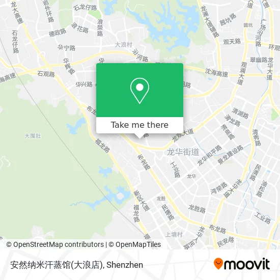安然纳米汗蒸馆(大浪店) map