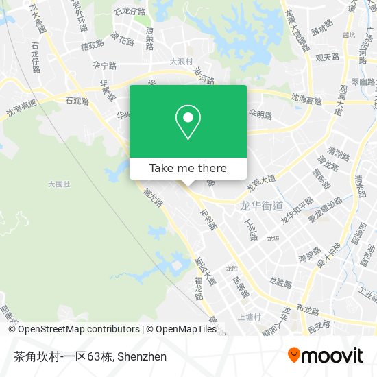 茶角坎村-一区63栋 map