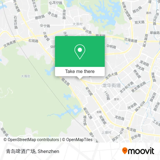 青岛啤酒广场 map