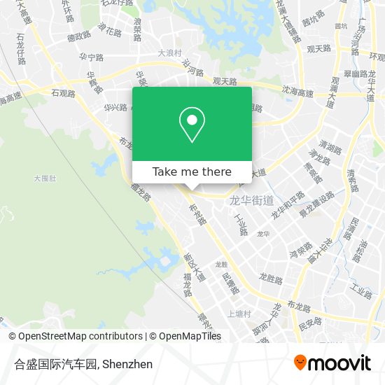 合盛国际汽车园 map