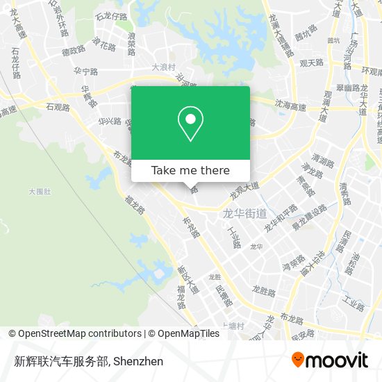 新辉联汽车服务部 map