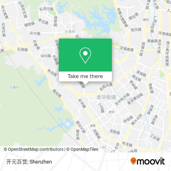 开元百货 map