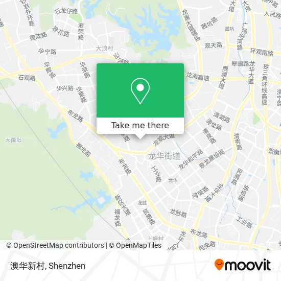 澳华新村 map