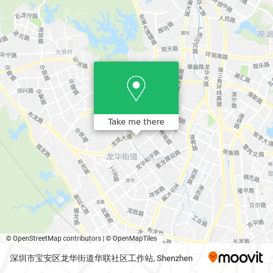 深圳市宝安区龙华街道华联社区工作站 map