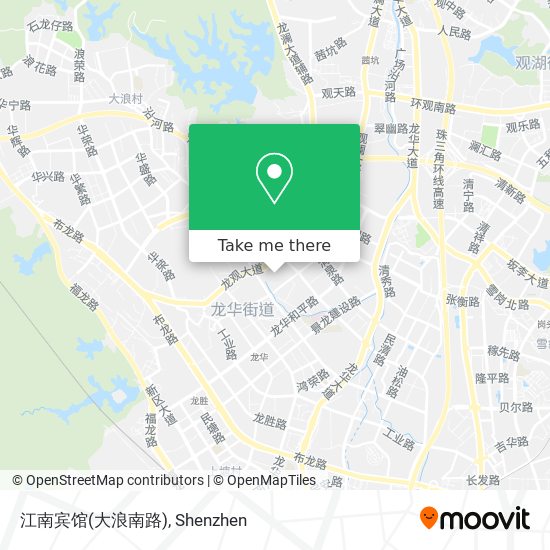 江南宾馆(大浪南路) map