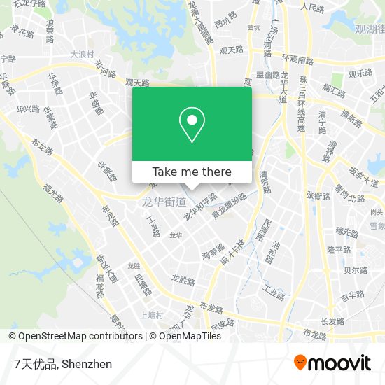 7天优品 map