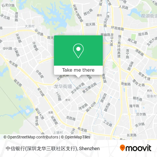 中信银行(深圳龙华三联社区支行) map