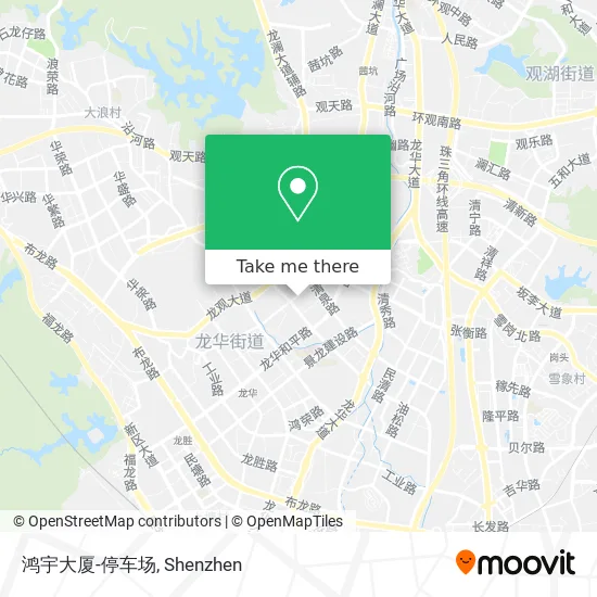 鸿宇大厦-停车场 map