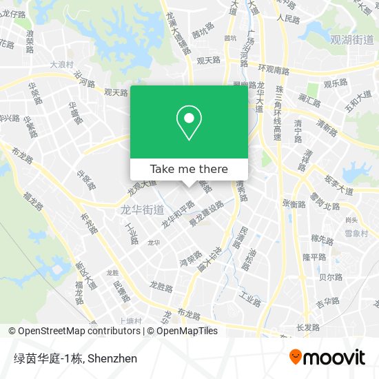 绿茵华庭-1栋 map