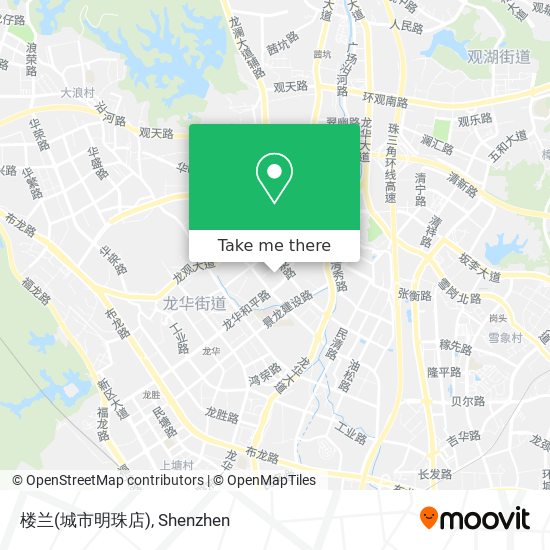 楼兰(城市明珠店) map