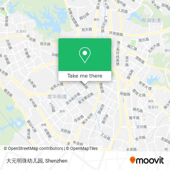 大元明珠幼儿园 map