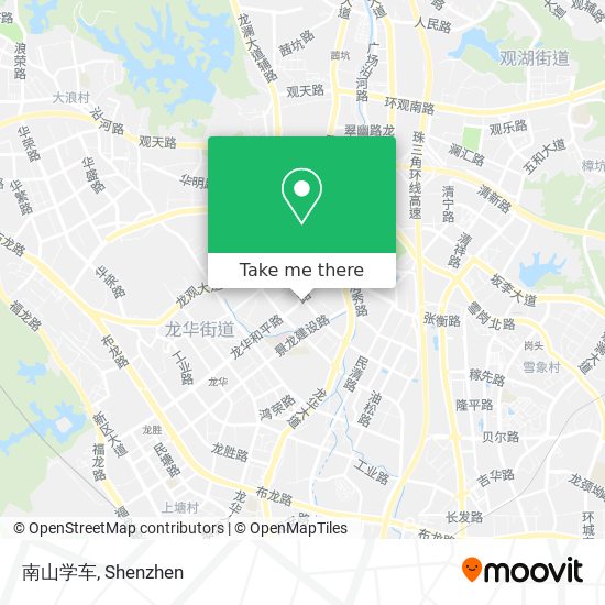 南山学车 map