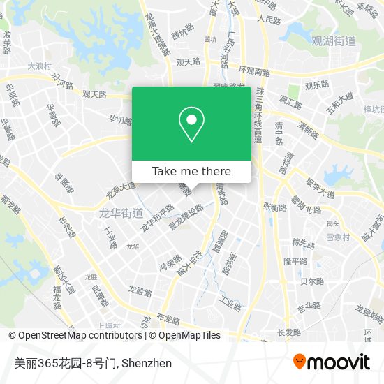 美丽365花园-8号门 map