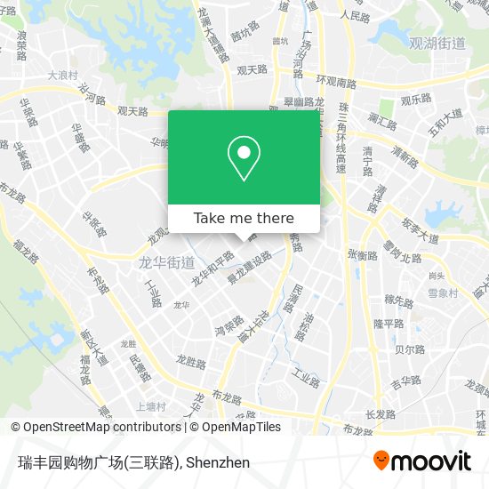 瑞丰园购物广场(三联路) map
