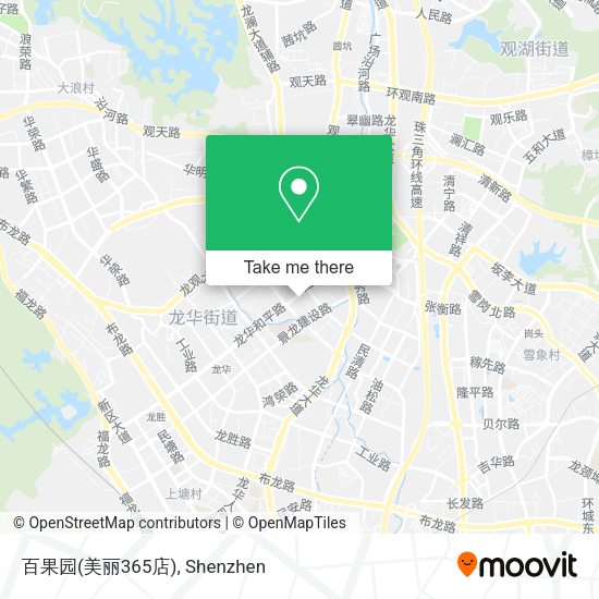 百果园(美丽365店) map