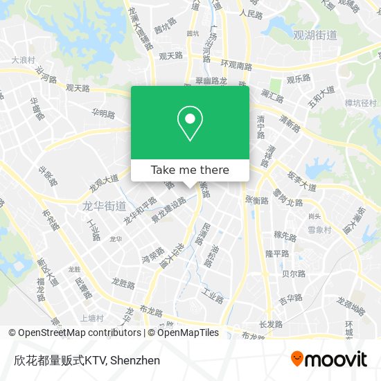 欣花都量贩式KTV map