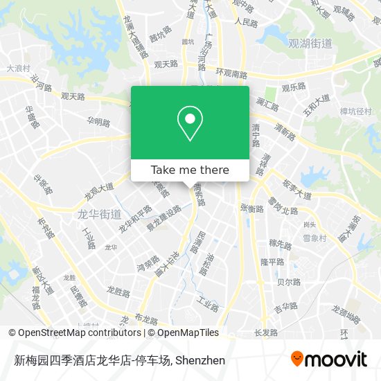 新梅园四季酒店龙华店-停车场 map