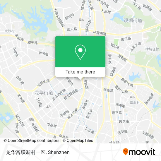 龙华富联新村一区 map