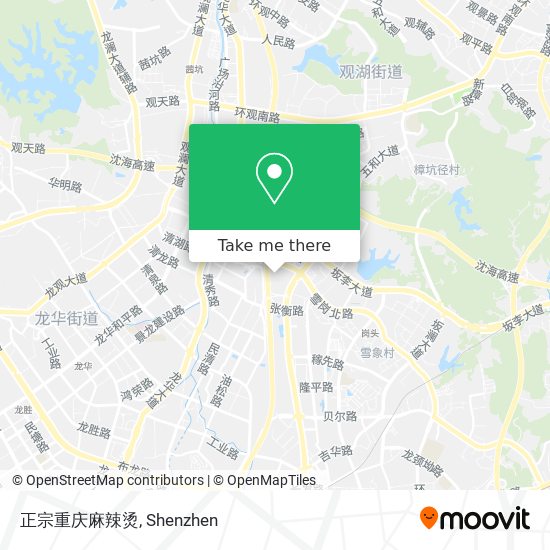 正宗重庆麻辣烫 map