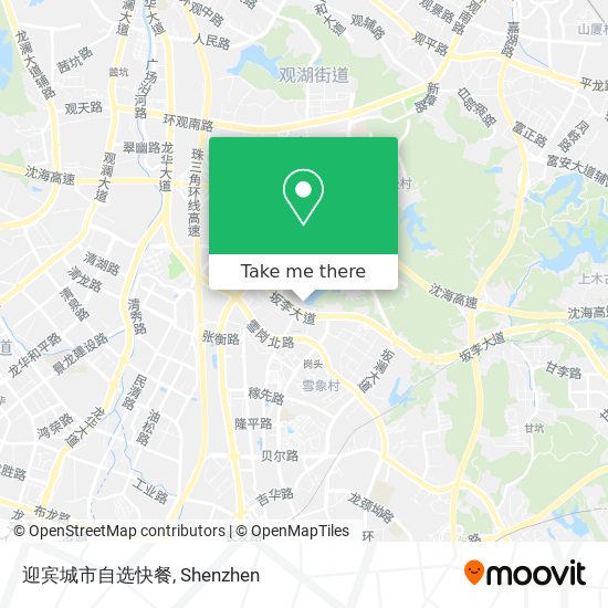 迎宾城市自选快餐 map