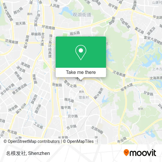 名模发社 map