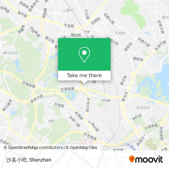 沙县小吃 map