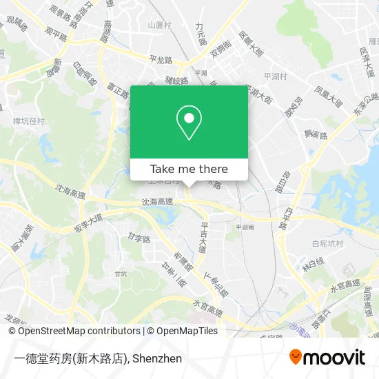 一德堂药房(新木路店) map