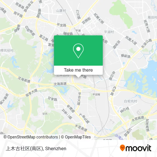 上木古社区(南区) map